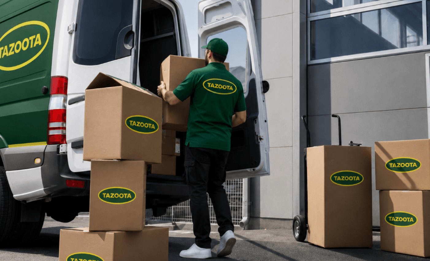 Tazoota delivery person
