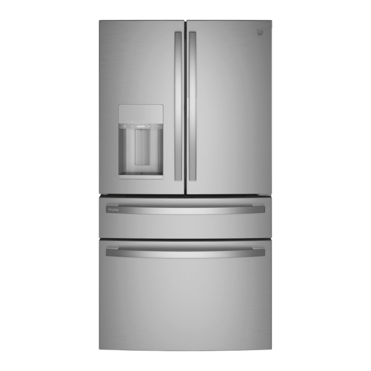 GE Profile 27.9 cu ft Smart Fingerprint Resistant French Door Refrigerator, Stainless Steel - Image 1