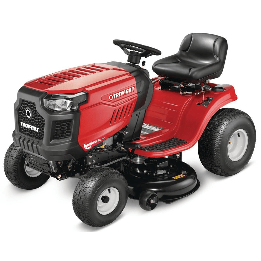 Troy-Bilt Bronco 42 – 42” 19HP Briggs & Stratton Automatic Drive Gas Riding Lawn Tractor - Image 1