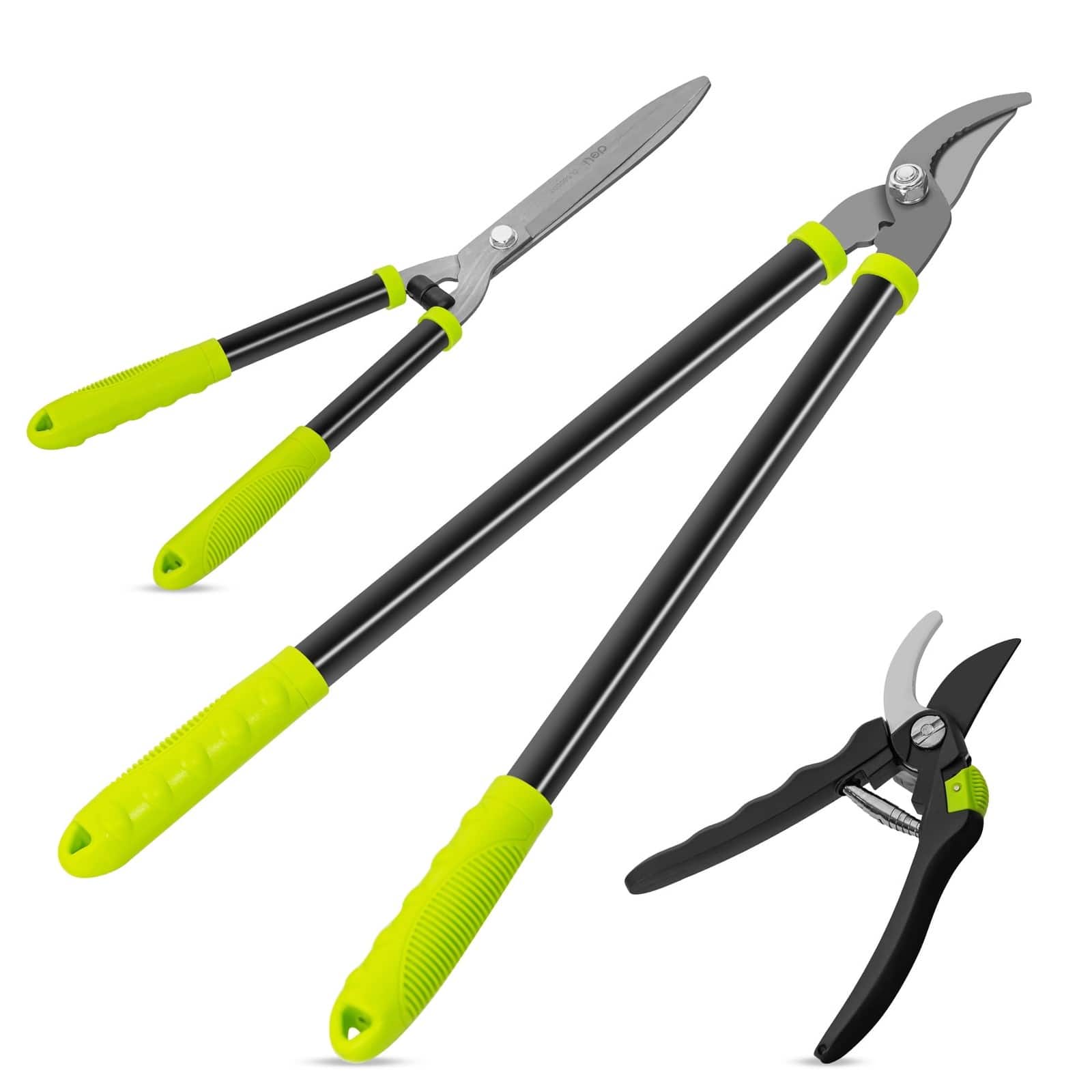 Steelite Loppers, Hedge Shears and Pruners Set, 3-Piece - Image 1